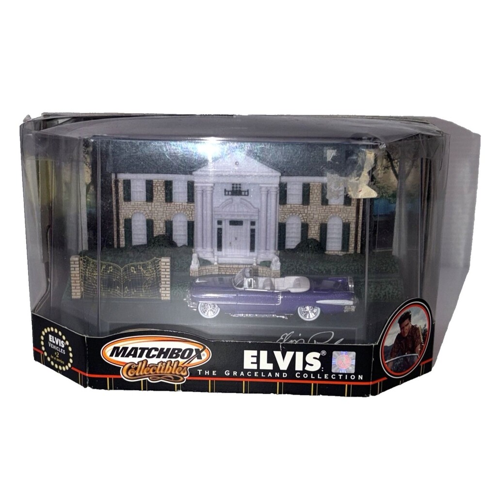 Matchbox Collectibles ELVIS Graceland Collection Purple 1956 Cadillac El Dorado